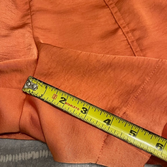 Two piece satin short set coral large lounge set leisure set - Picture 8 of 11